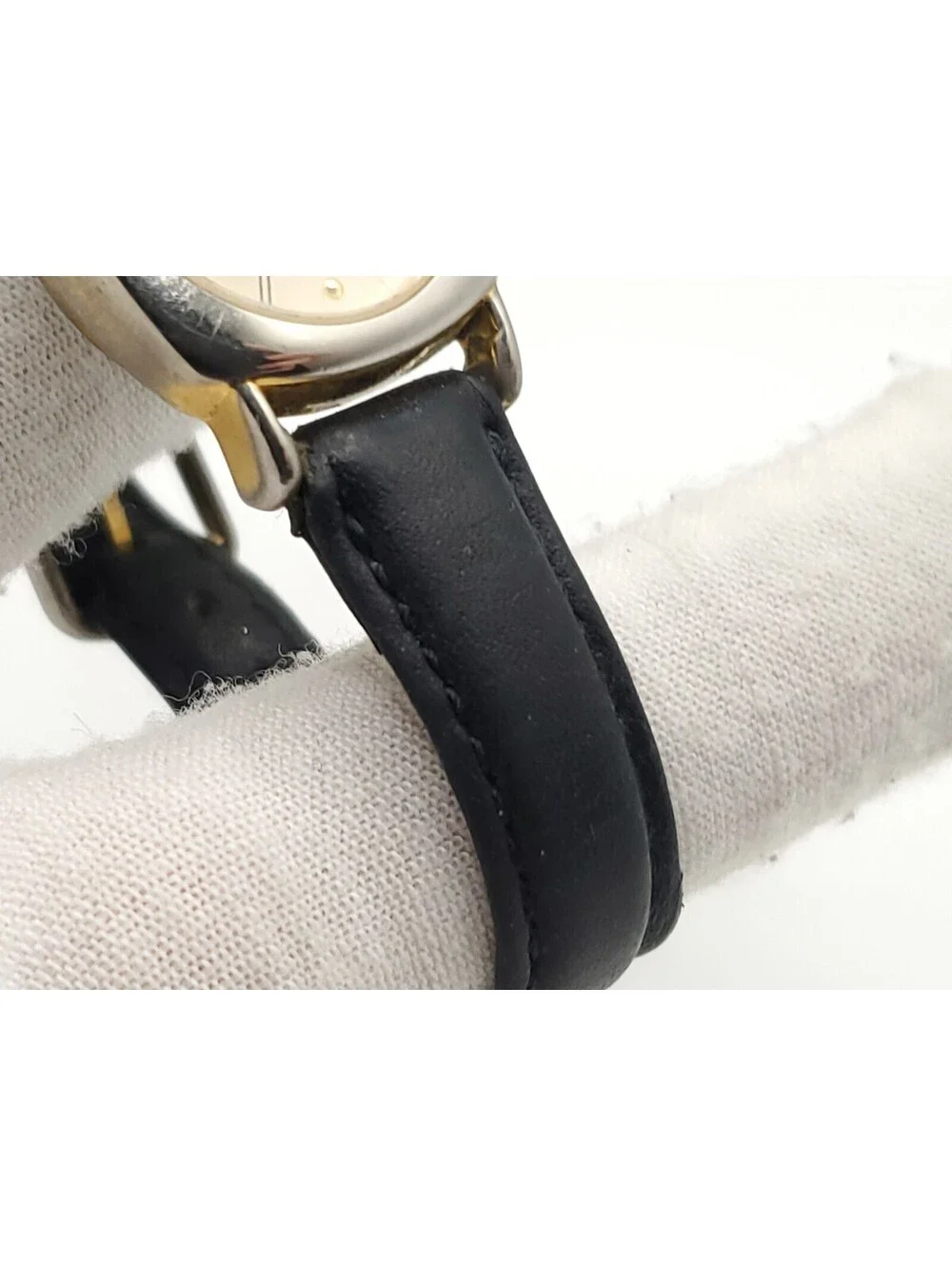Carriage By Timex Quartz Womens Watch New Battery Black Band 23mm